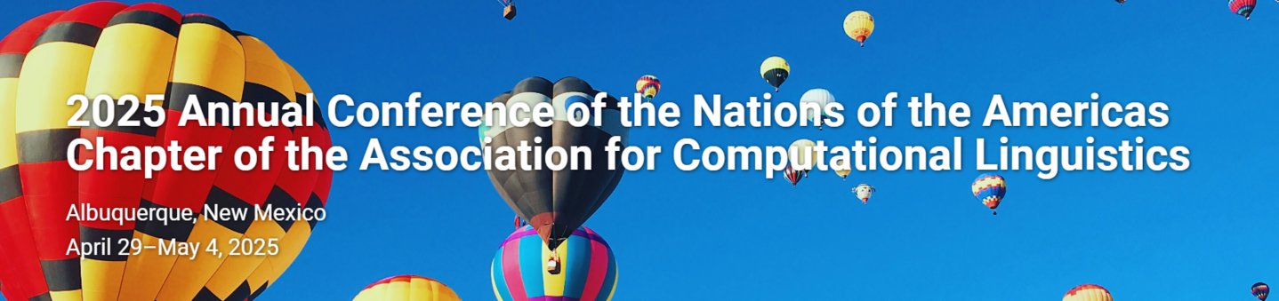 NAACL 2025官网会议宣传海报