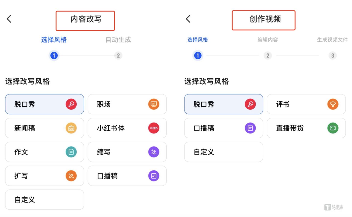 内容改写、创作视频