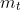 m_{t}