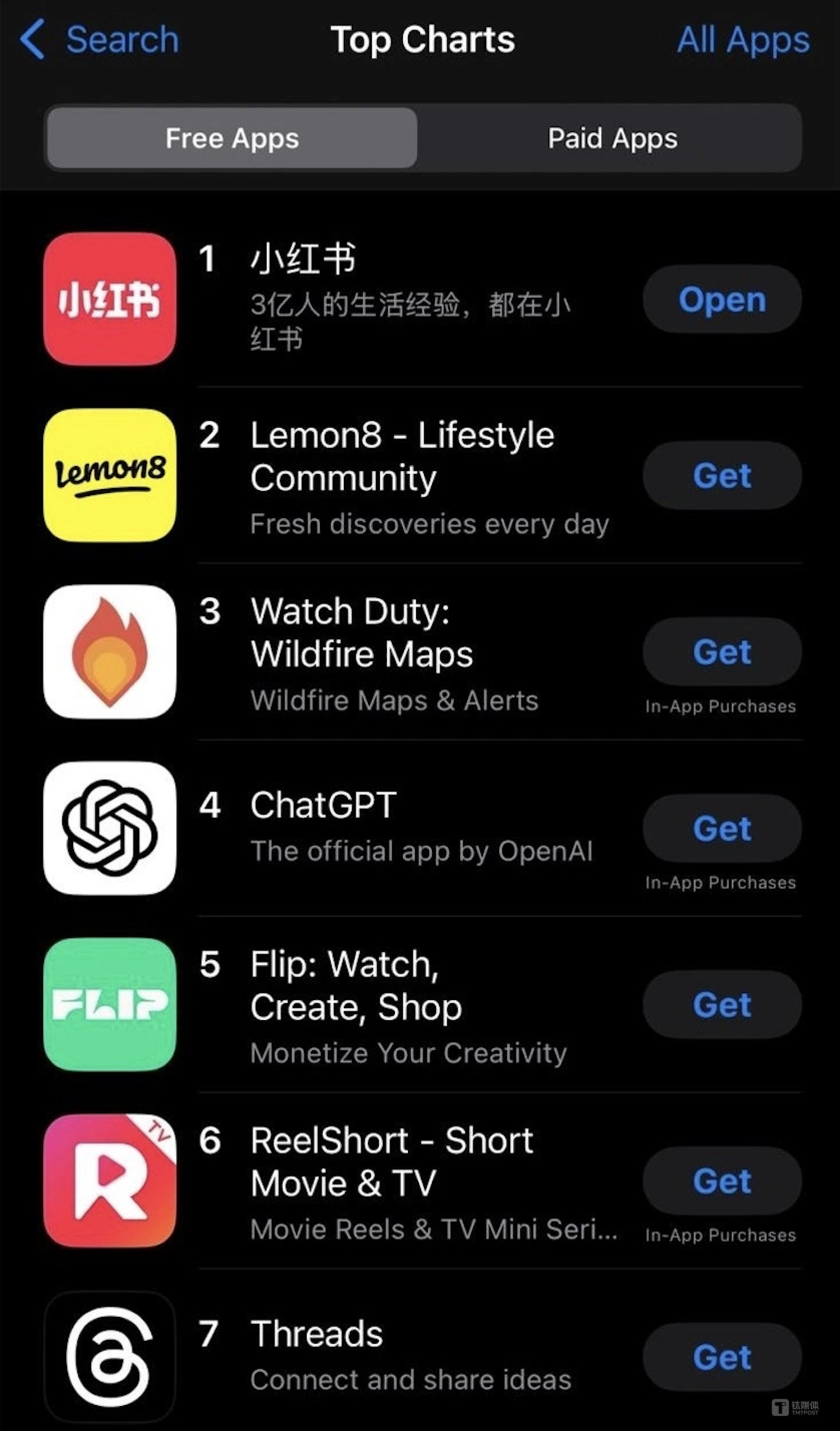 截图来自美区App Store
