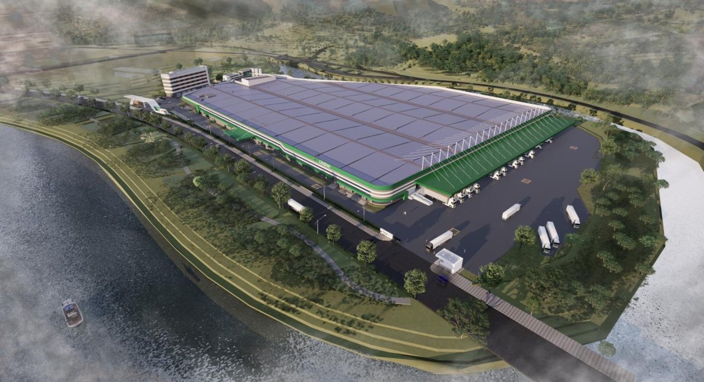 华润饮料温州生产基地建成后效果图